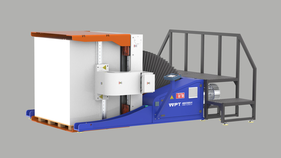 4 Nozzles Automatic Paper Stacker Machine Turning And Finishing 25KW