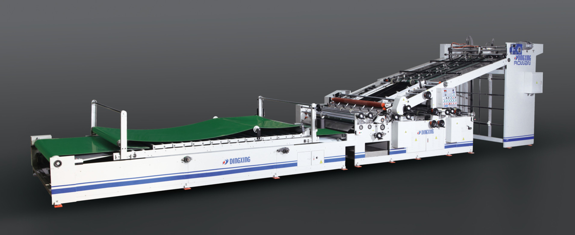 CE 5 Layers Corrugated Box Flute Lamination Pasting Machine PLC Control
