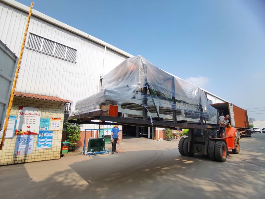120m/Min Automatic Corrugated Boards Flute Laminator Middle Speed DF-1450S