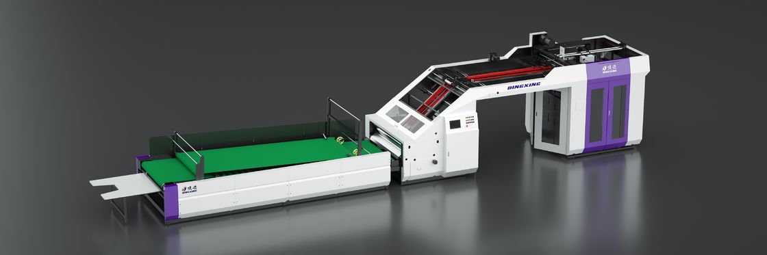 Highspeed Laminator High Speed Flute Laminator Paper Membrane Material Laminating Thickness Range 1 to 10 Mm Industrial Packaging Equipment
