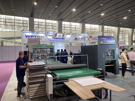Cartons Packaging Type High Speed Flute Laminator Incorporating Paper Membrane Material and Back Feeder Option for Performance