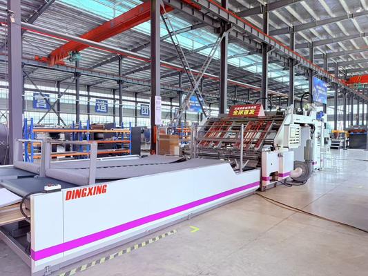 World Premiere Dual Channel Flute Laminator Machine Laminating Corrugated Flute Boards